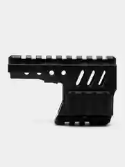 Тёмно-коричневый пистолет игрушечный Colt с глушителем, кольт оружие, подарок на 23 февраля
