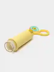 Желтый фонарик детский с брелком, фонарь брелок