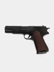 Угольный пистолет игрушечный Colt с глушителем, кольт оружие, подарок на 23 февраля