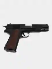 Угольный пистолет игрушечный Colt с глушителем, кольт оружие, подарок на 23 февраля