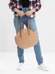 Бежевый сумка женская соломенная, летняя