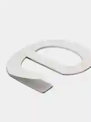 Серебряный часы настенные, диаметр 40 см
