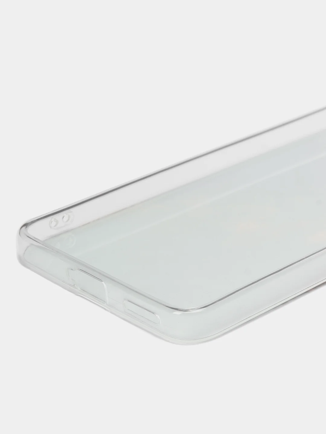 Голубой силиконовый чехол для Xiaomi 12 Lite / Сяоми 12 Лайт прозрачный, с рисунком, защита камеры
