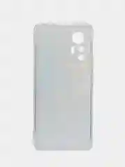 Голубой силиконовый чехол для Xiaomi 12 Lite / Сяоми 12 Лайт прозрачный, с рисунком, защита камеры