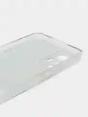 Голубой силиконовый чехол для Xiaomi 12 Lite / Сяоми 12 Лайт прозрачный, с рисунком, защита камеры