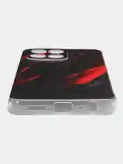 Красный силиконовый чехол для Huawei Honor X6/X6s / Хонор Х6/X6s с рисунком, защита камеры