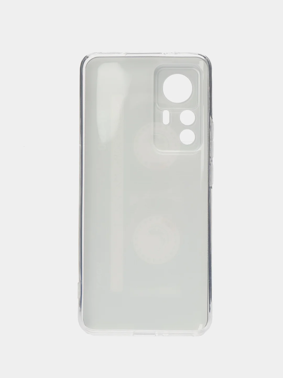 Хром силиконовый чехол для Xiaomi 12T Pro / Сяоми 12Т Про прозрачный, с рисунком, защита камеры
