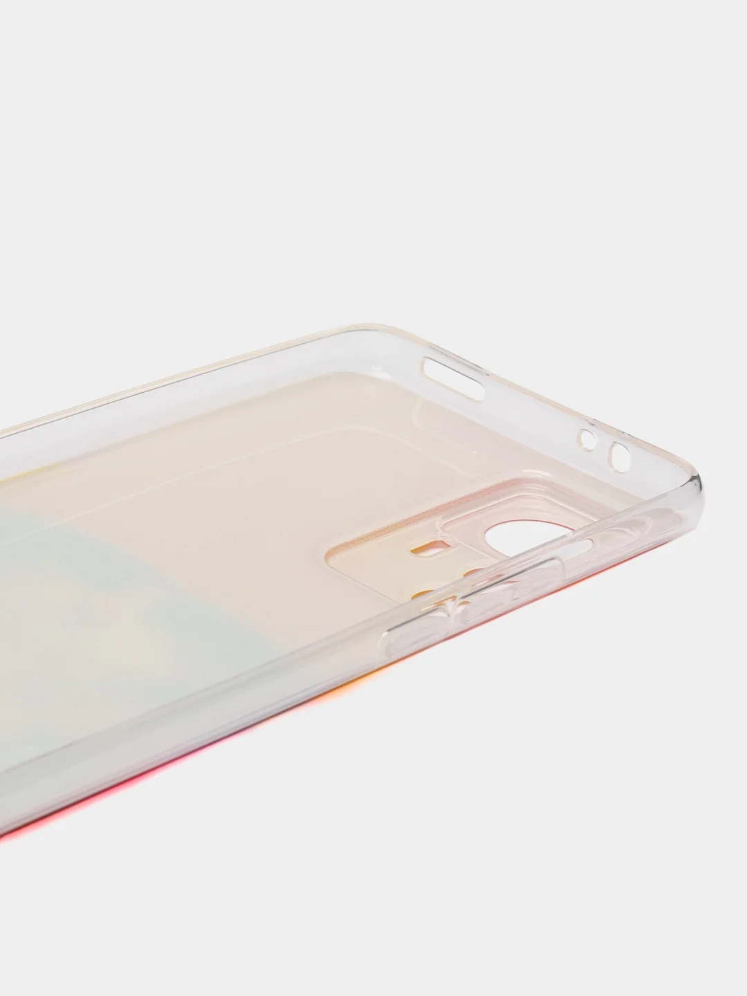Желтый силиконовый чехол для Xiaomi 12T Pro / Сяоми 12Т Про прозрачный, с рисунком, защита камеры