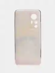 Желтый силиконовый чехол для Xiaomi 12T Pro / Сяоми 12Т Про прозрачный, с рисунком, защита камеры