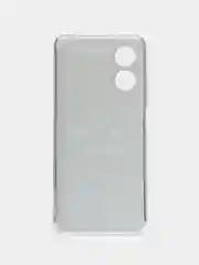 Черный силиконовый чехол на Oppo A17 / Оппо А17 прозрачный, с рисунком, защита камеры