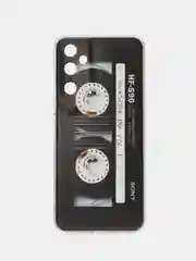 Хром чехол на Tecno Pova Neo 2 / Текно Пова Нео 2 прозрачный, с рисунком, защита камеры