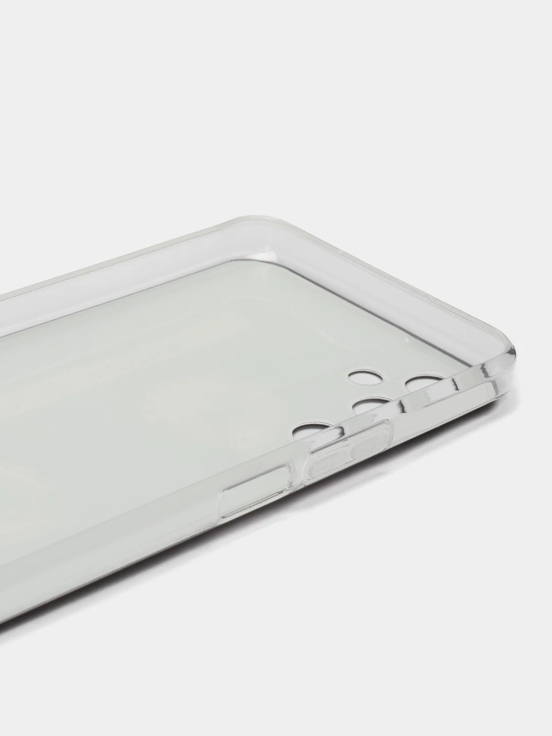 Хром чехол на Tecno Pova Neo 2 / Текно Пова Нео 2 прозрачный, с рисунком, защита камеры