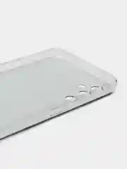 Бирюзовый чехол на Tecno Pova Neo 2 / Текно Пова Нео 2 прозрачный, с рисунком, защита камеры