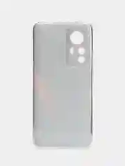 Красный силиконовый чехол для Xiaomi 12T Pro / Сяоми 12Т Про прозрачный, с рисунком, защита камеры