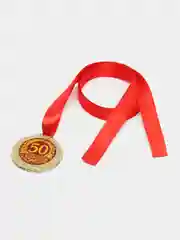 Медаль "С юбилеем 50", d = 4 см