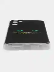 Черный чехол на Tecno Pova Neo 2 / Текно Пова Нео 2 прозрачный, с рисунком, защита камеры