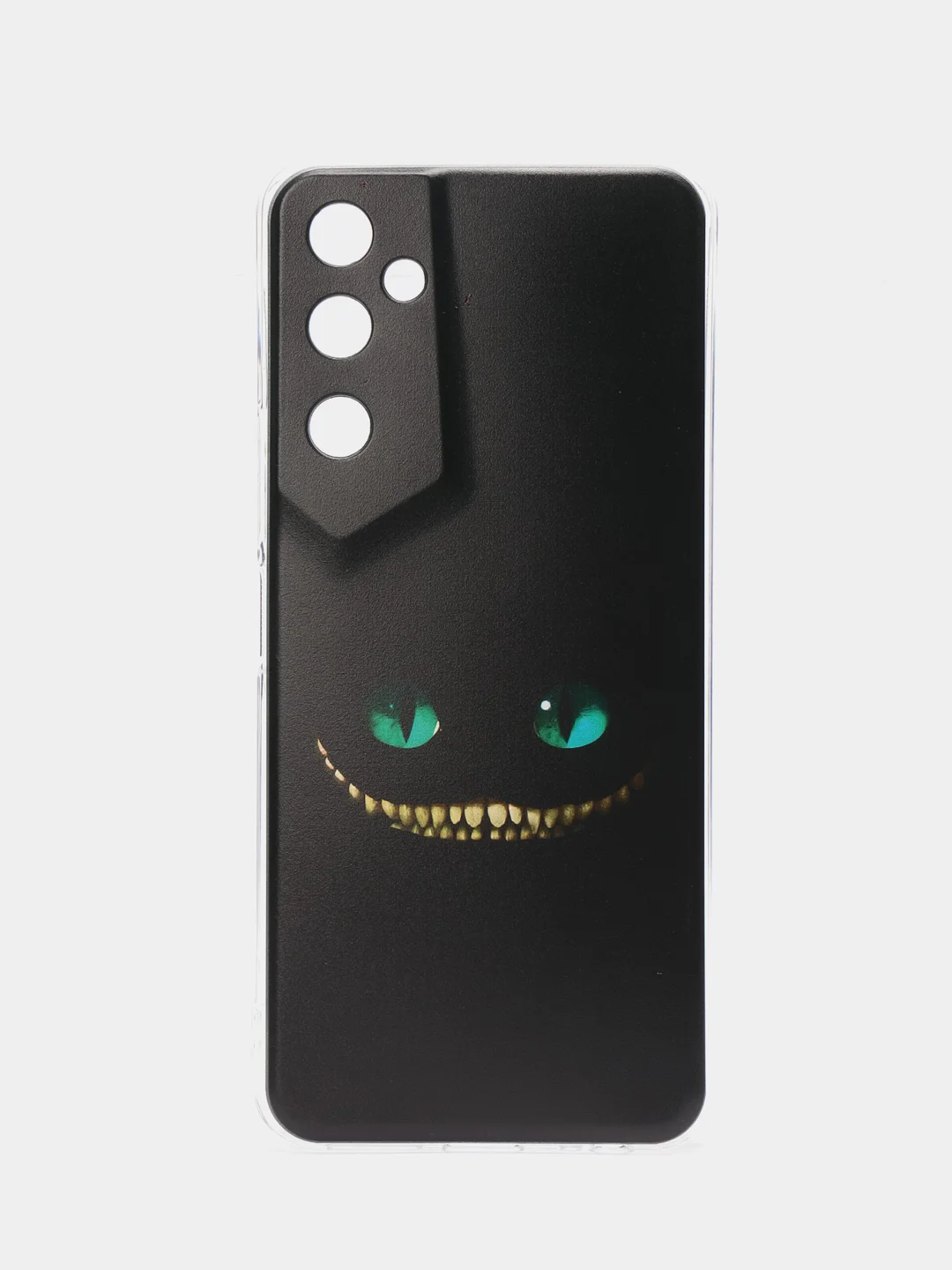 Черный чехол на Tecno Pova Neo 2 / Текно Пова Нео 2 прозрачный, с рисунком, защита камеры