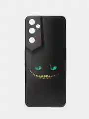 Черный чехол на Tecno Pova Neo 2 / Текно Пова Нео 2 прозрачный, с рисунком, защита камеры