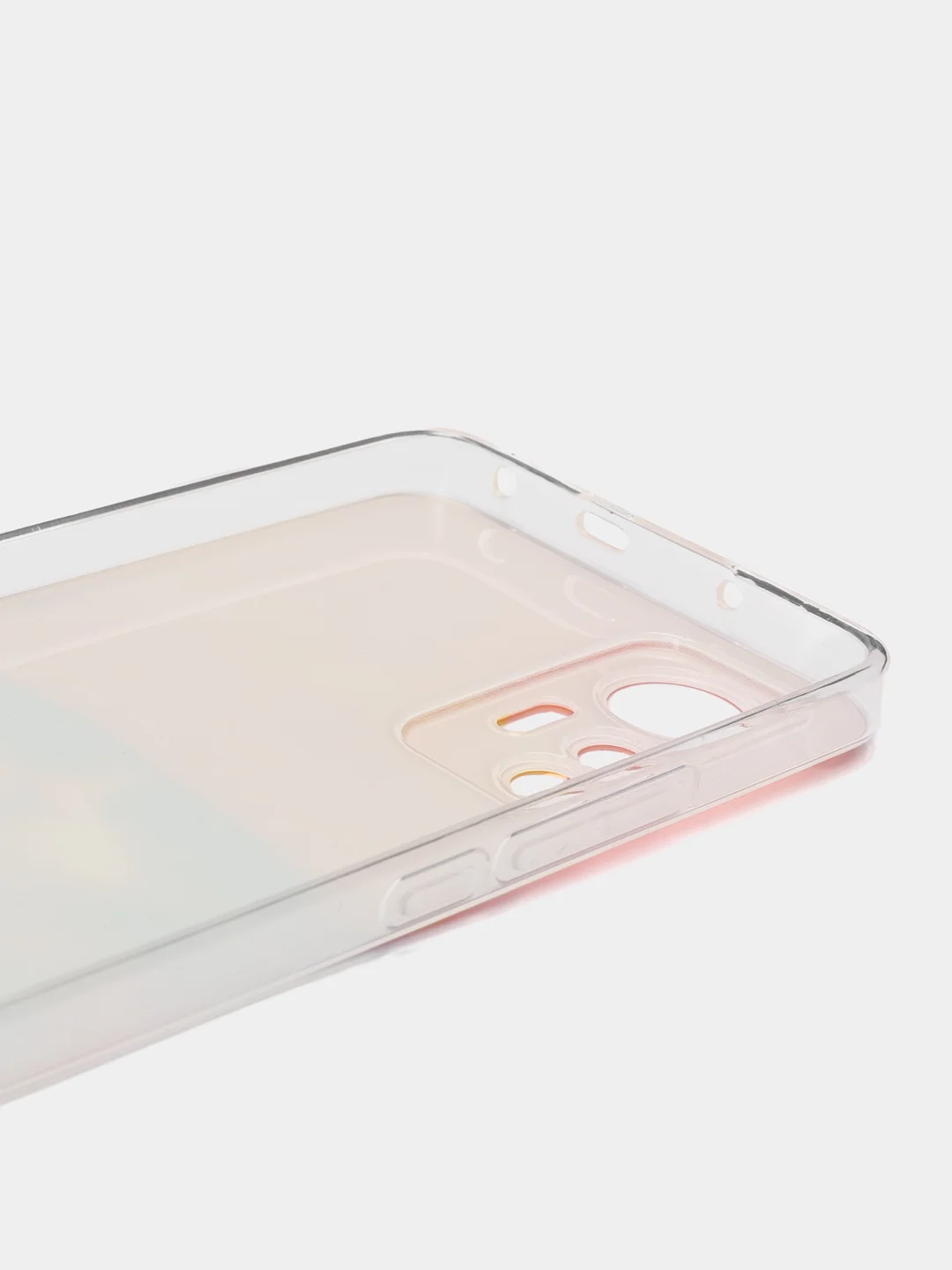Желтый силиконовый чехол для Xiaomi 12 Lite / Сяоми 12 Лайт прозрачный, с рисунком, защита камеры