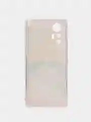 Желтый силиконовый чехол для Xiaomi 12 Lite / Сяоми 12 Лайт прозрачный, с рисунком, защита камеры