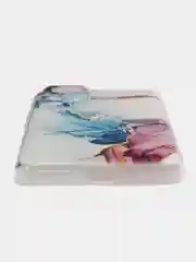 Ледяной силиконовый чехол для Xiaomi 12T Pro / Сяоми 12Т Про прозрачный, с рисунком, защита камеры