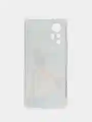 Тёмно-серый силиконовый чехол для Xiaomi 12 Lite / Сяоми 12 Лайт прозрачный, с рисунком, защита камеры