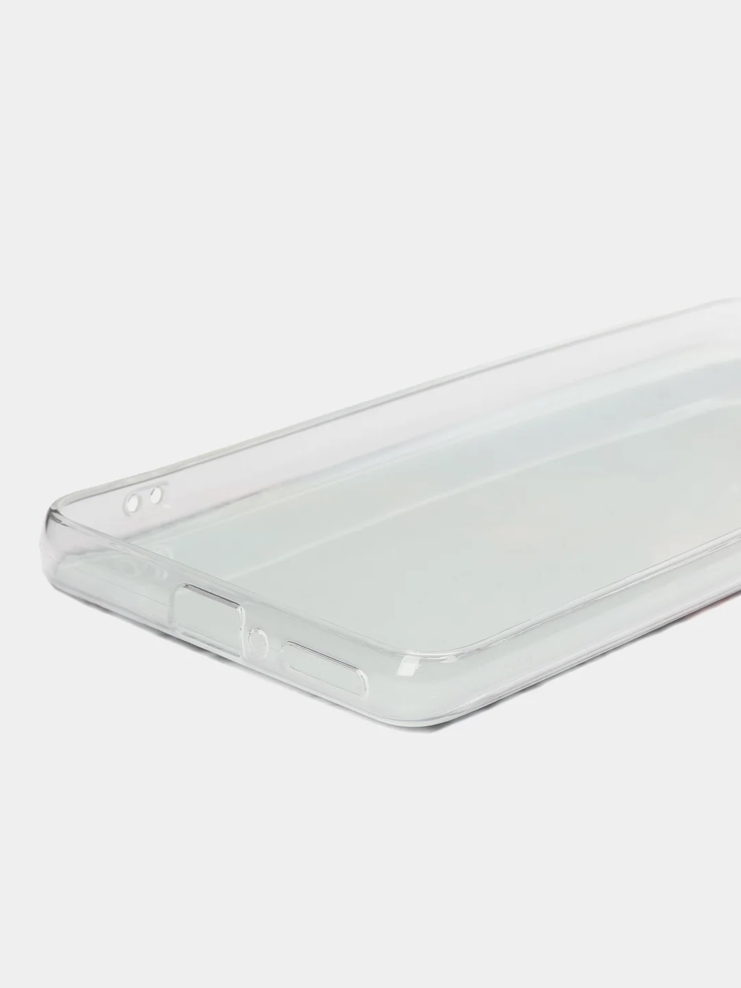 Голубой силиконовый чехол для Xiaomi 12T Pro / Сяоми 12Т Про прозрачный, с рисунком, защита камеры