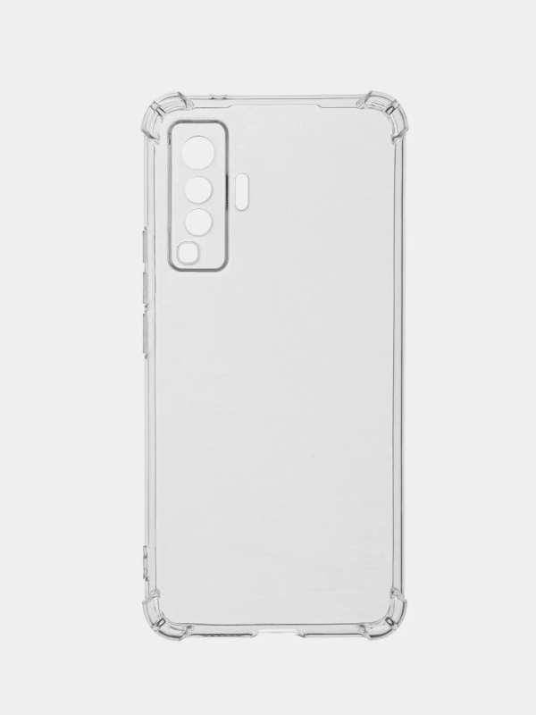 Чехол Vivo X50, прозрачный, противоударный