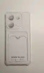 Чехол INFINIX SMART 7 / TECNO SPARK GO 2023 усиленные углы и карман для карты