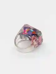 Разноцветный кольцо женское на палец с разными фруктами и камнями, женское украшение