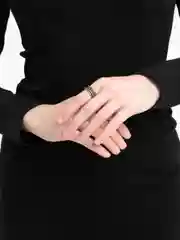 Медный многослойное объемное женское кольцо, винтажное
