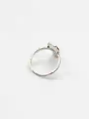 Серебряный кольцо женское, дизайнерское кольцо из бижутерного сплава