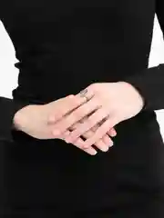 Серебряный кольцо женское, дизайнерское кольцо из бижутерного сплава