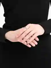 Серебряный кольцо с рисунком, женское