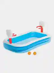 Бассейн надувной игровой "Баскетбол", 251х168х102 см, 2 мячика, от 3 лет, 54122 Bestway