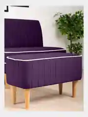 Фиолетовый банкетка MONOFIX, АММА, велюр