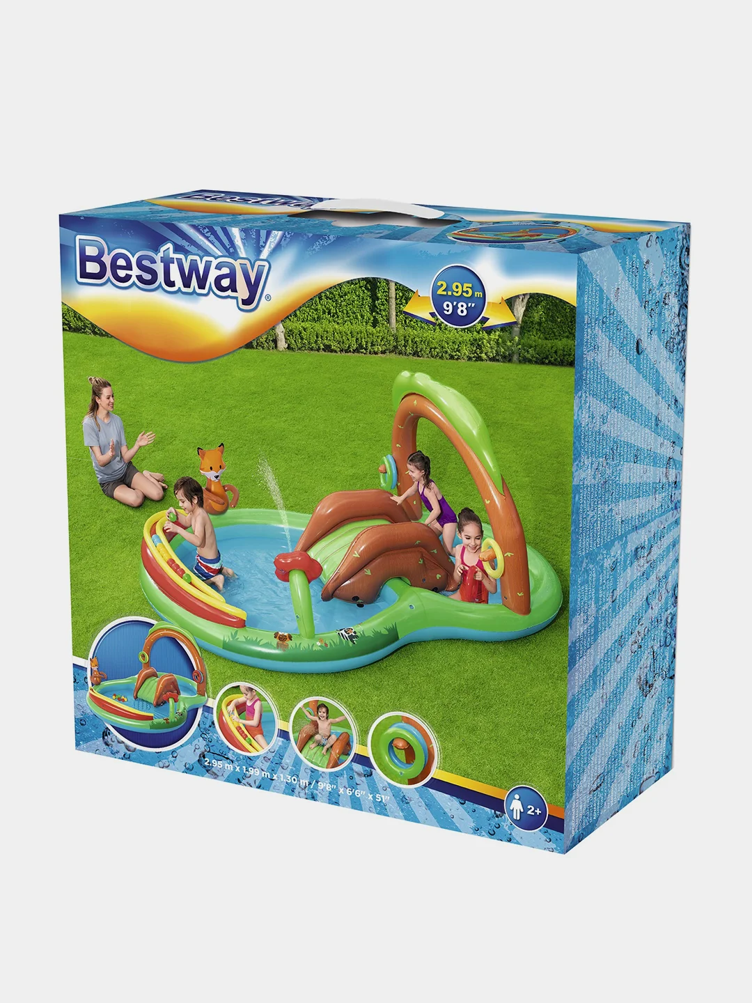 Игровой центр Playing Woods, 295 х 199 x 130 см, 53093 Bestway
