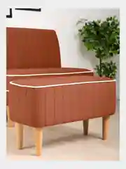 Оранжевый банкетка MONOFIX, АММА, велюр