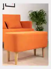 Оранжевый банкетка MONOFIX, КИУС микровелюр