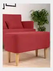 Бордовый банкетка MONOFIX, КИУС микровелюр