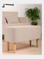 Бежевый банкетка MONOFIX, КИУС микровелюр