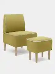 Желтый пуф MONOFIX, ОДОС рогожка