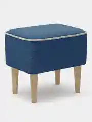 Синий пуф MONOFIX, ОДОС рогожка