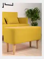 Желтый банкетка MONOFIX, КИУС микровелюр