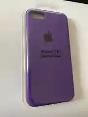 Бордовый чехол Silicone Case для iPhone 7, 8, SE 2020, с открытым низом