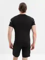 Белый компрессионная футболка спортивная мужская