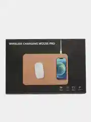 Черный беспроводная зарядка для телефона, коврик для мыши Qi 5W
