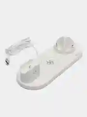 Белый беспроводная зарядка док-станция для iPhone, Android, iWatch и AirPods