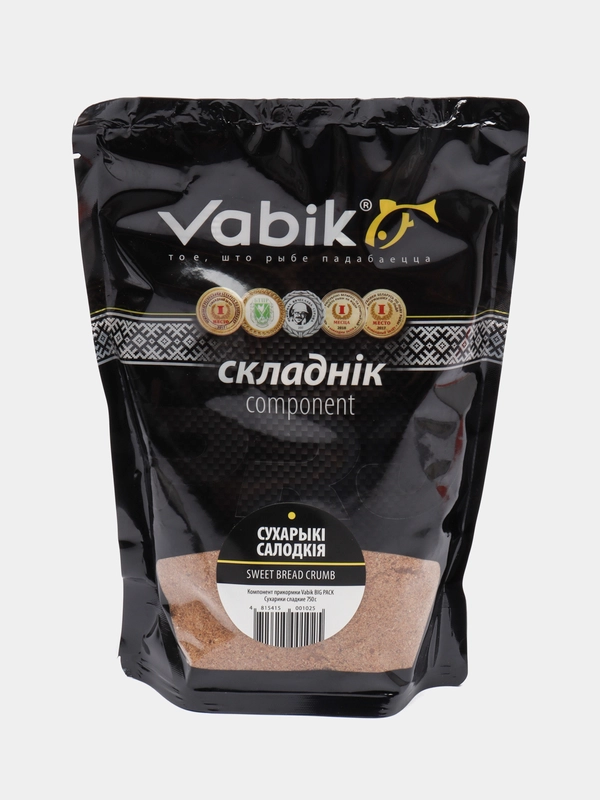 Добавки к рыболовной прикормке Vabik Big Pack (Вабик) сухарики, 750 гр