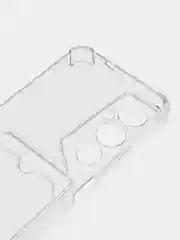 Прозрачный силиконовый чехол для Tecno Pova 4 Pro (Техно Пова 4 Про), с карманом для карт, прозрачный